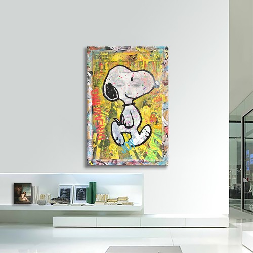About Snoopy – Print Limited Edition on Canvas, Giclee Print, Cartoons, art - Picture 3 of 3