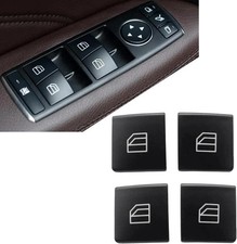 4PCS Driver Side Car Power Window Master Switch Repair Button Cap Cover A