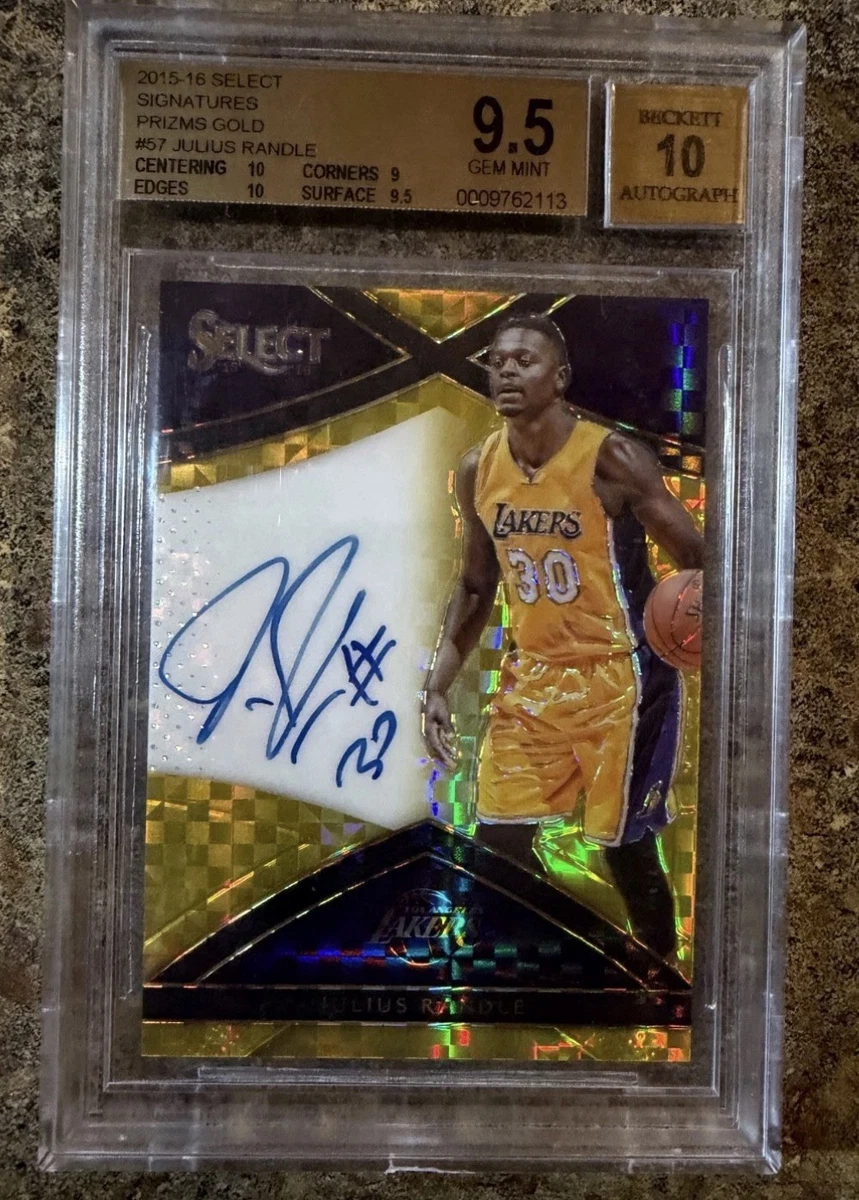 NBA カード Julius Randle 直筆サイン 10枚限定 Julius Randle Basketball Autographed Sports Trading Cards