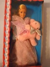 Vtg 1984 Dreamtime Barbie Doll With Cuddly Bear B.B. #9180