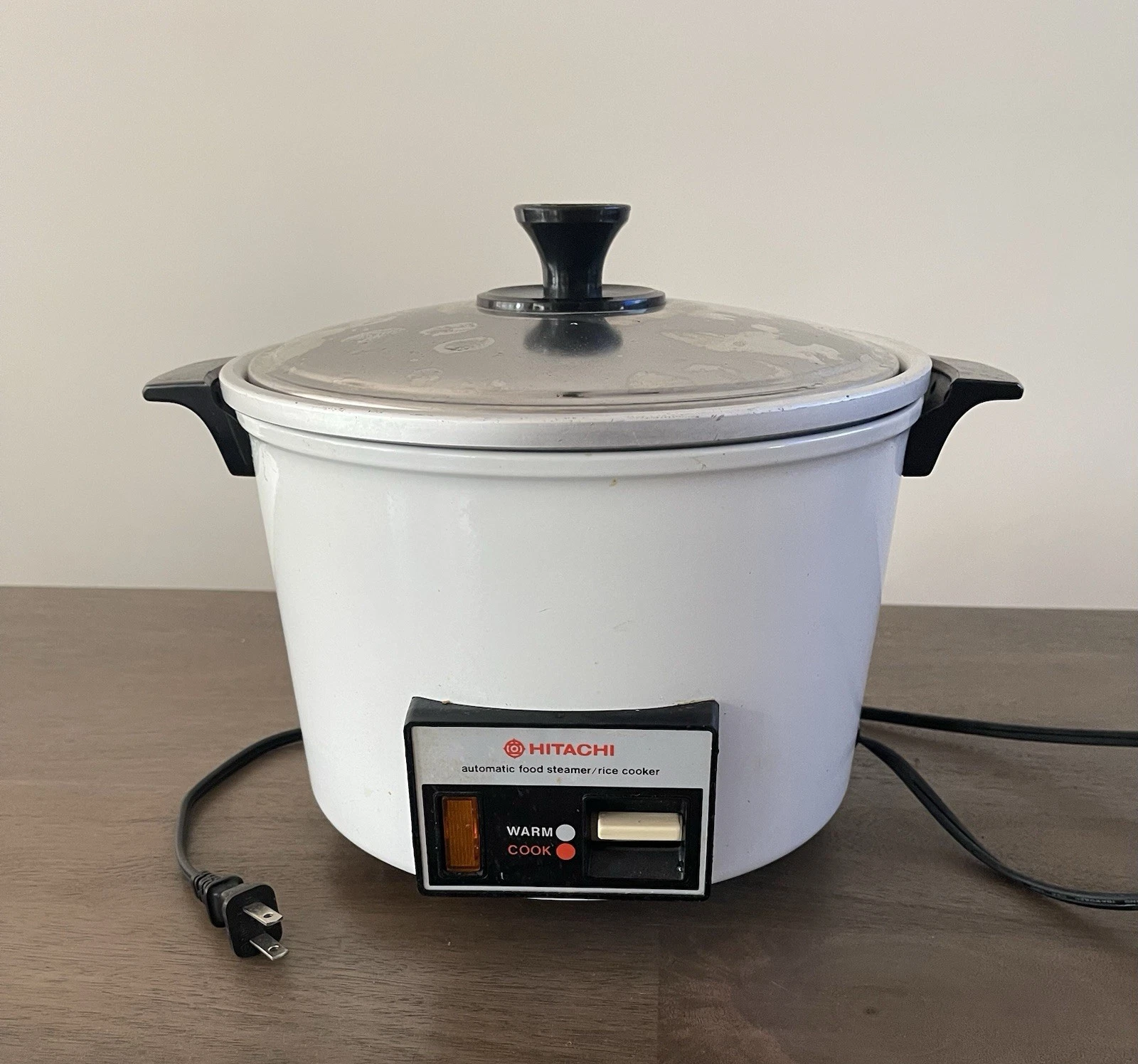 Hitachi Chime-O-Matic RD-5083 Rice Cooker Food Steamer- 8.3 Cups- White- TESTED✅