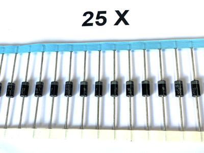 1,5KE27, 27V, 1500W, 1N6281A, TVS-Diode, Überspannung, Unidirectional, 25 Stück