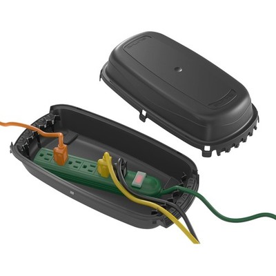 Outdoor Weatherproof Electrical Cable Box, IP54 Rated for Safe Outdoor Use, P...