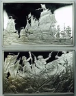 108.22G ASW STERLING SILVER BAR LOT! 2 TOTAL BARS! GORGEOUS! AMAZING! NR #G3350