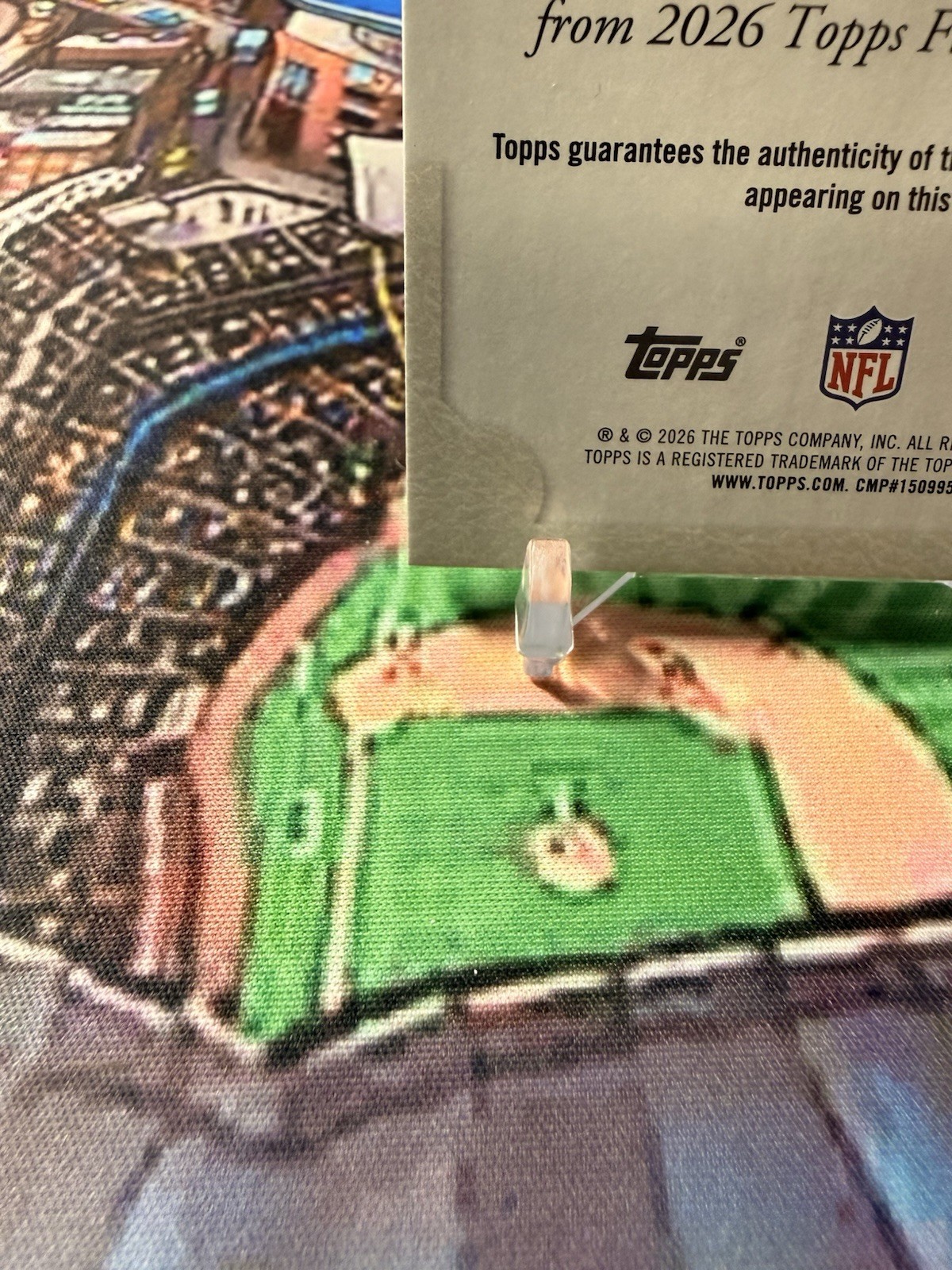 Topps 2026 Flagship Football Arvell Reese Giants RC Auto Patch ARP-AR 40/99📈 view 10