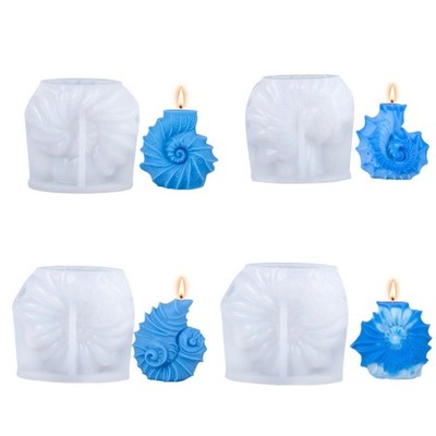 3D Conch Silicone Mould Ocean Styles Molds Plasters Molds Casting Molds