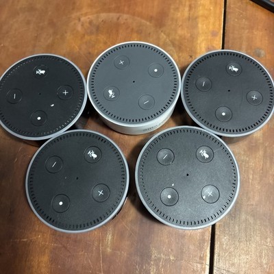 5 Amazon Echo Dot 2nd Gen RS03QR Black Wi-Fi Bluetooth Alexa Smart Speaker