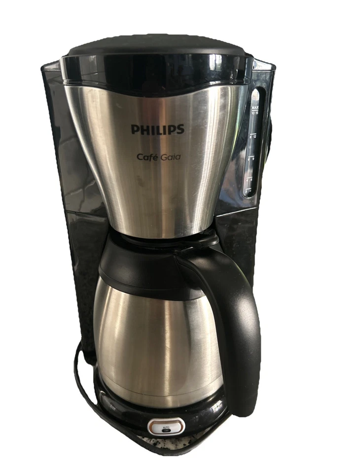 Philips Gaia HD7548/20 Edelstahl Schwarz Thermoskanne - Bild 1 von 1