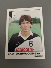 ARTHUR ZICO (UDINESE) - FIGURINE NO. 286 - FLASH EDITION - FOOTBALLERS 1984/85