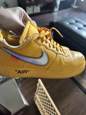   Yellow off white Air Force 1    