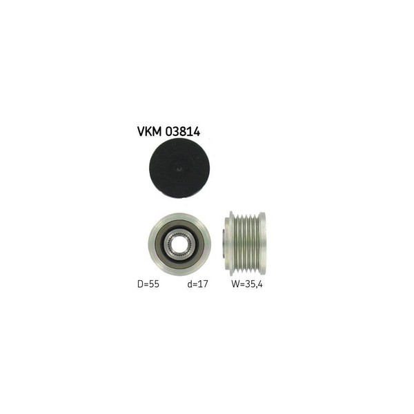 Generatorfreilauf SKF VKM 03814 FüR MERCEDES-BENZ-image