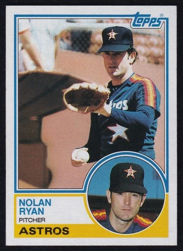 1983 Topps #360 Nolan Ryan NM baseball card HOF
