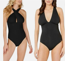 NWT! Michael Kors Black Convertible One Piece Swimsuit 4 NEW!