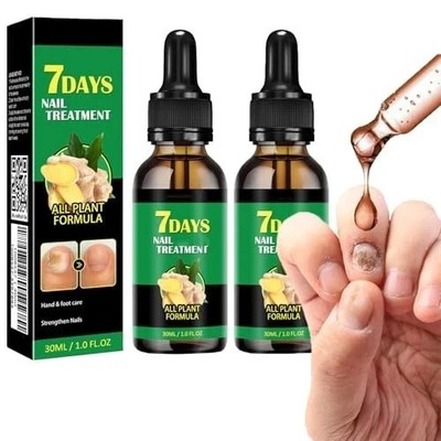7-Day Toenail Fungus Treatment (2 Pack) Extra Repair for Discolored Nails 30MLx2