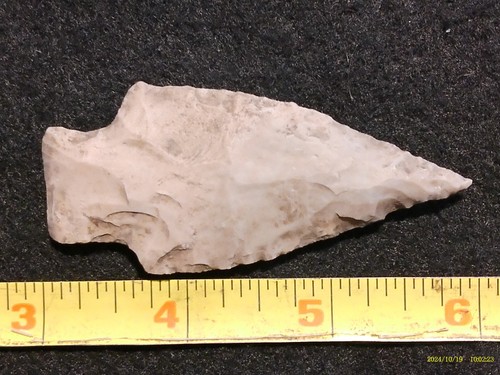 Central Texas Lang Arrowhead, Prehistoric Indian Artifact *FREE SHIPPING* H85 - Picture 2 of 3