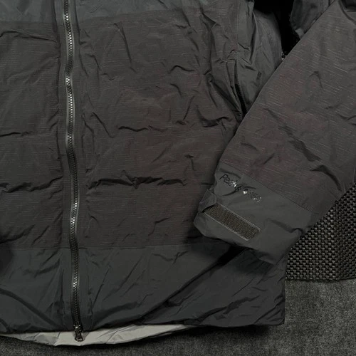 REI Stormhenge 850 Down Jacket Mens Large Black Waterproof Breathable Hooded image 4