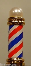 Barber Pole Miniature Diecast Shorty Styled 1/24 Scale G Scale Diorama Accessory
