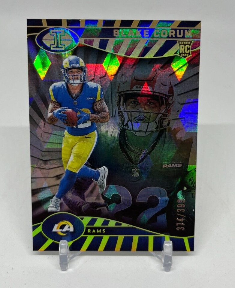 2024 Panini Illusions Blake Corum RC #54 Cubic Trophy Collection /399