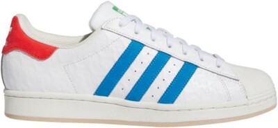 adidas superstar mens red white blue