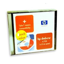 HP 4.7GB 1x/2.4 DVD RW 10-Disc Slim Jewel Case - Free US Shipping