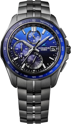 Casio Oceanus OCW-S7000B-2AJF Schwarz Manta Slim Case Bluetooth Herrenuhr Neu