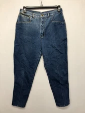 Vintage PS Gitano Women Jeans Size 18 Blue Denim Tapered Leg B240 -14