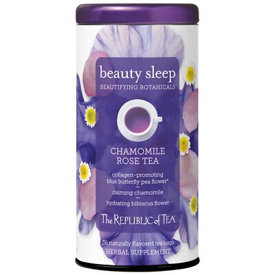 Beauty Sleep Herbal Tea 36 Count Caffeine Free Chamomile Relaxing Infusion