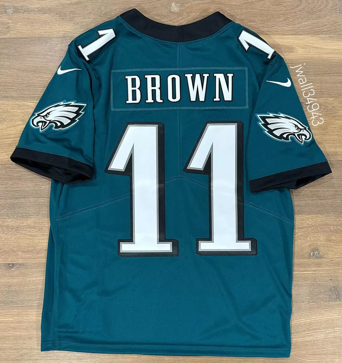 Philadelphia Eagles Nike Home Game Jersey - Midnight Green - A.J. Brown -  Mens