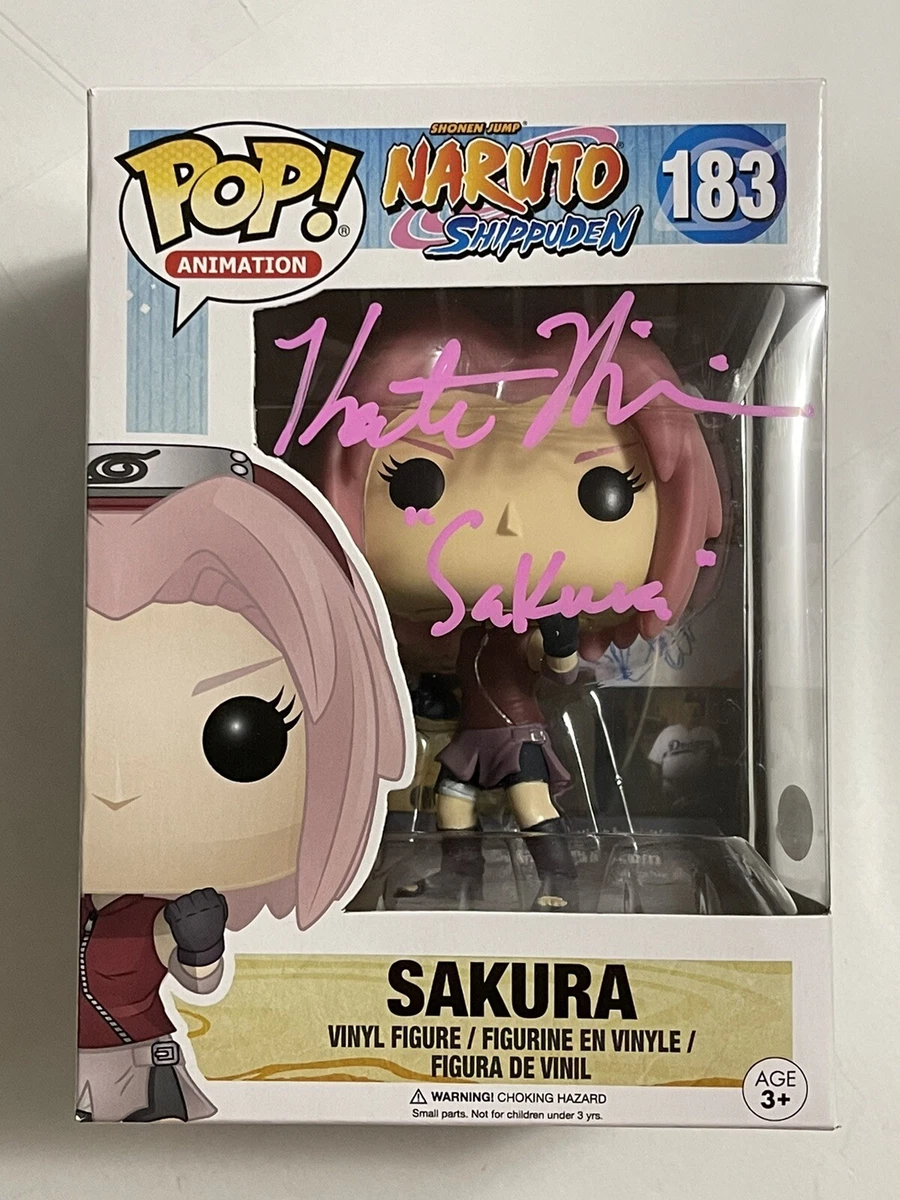 KATE HIGGINS SIGNED SAKURA HARUNO FUNKO POP NARUTO SHIPPUDEN