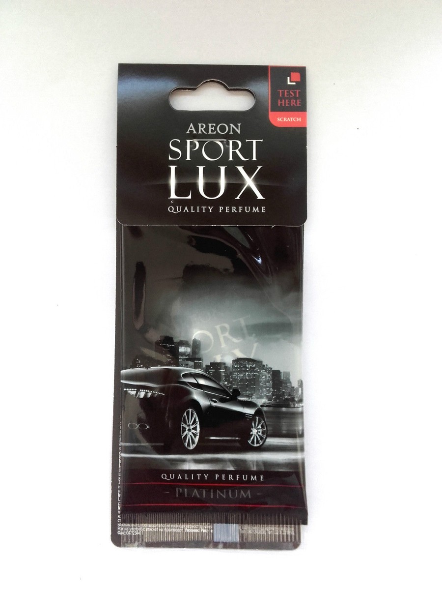 Areon Sport LUX Quality Profumo/Colonia Cartone Deodorante Auto PLATINUM10PK