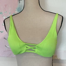 Tinibikini Swimwear Bikini Top Key Lime Sz M NWT