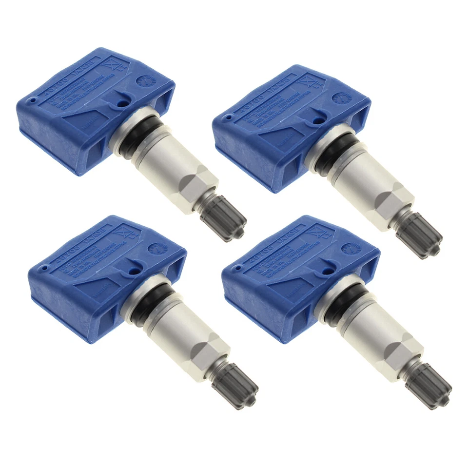 Sensor monitor de presión de neumáticos 4X para Nissan Titan SV SL 5.6 40700-1AA0B azul TPMS Foto 3 de 4