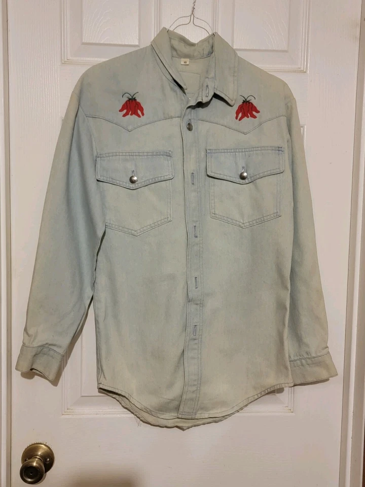 Jaqueta jeans Chief Geronimo Classic Collection Southwestern Skull pequena - Imagem 2 de 4