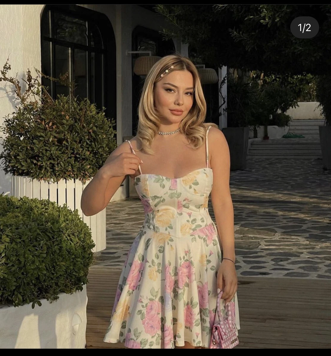 zara short strappy dress