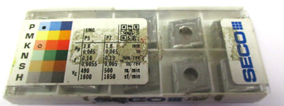 10 SECO Wendeplatten zum Drehen CNMG 120404 MF2 TP0501 Neu H58241