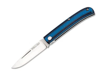 Manly Comrade D2 Black & Blue Taschenmesser Klappmesser EDC Folder ✔️ 01ML004