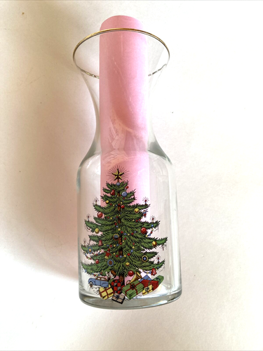 Jarra de vidrio Spode vintage para árbol de Navidad - Imagen 6 de 8
