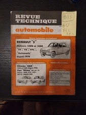 Revue technique Renault 5 R5 1300 1400 TS TX GTL LS Automatic rta R5 1974 1982