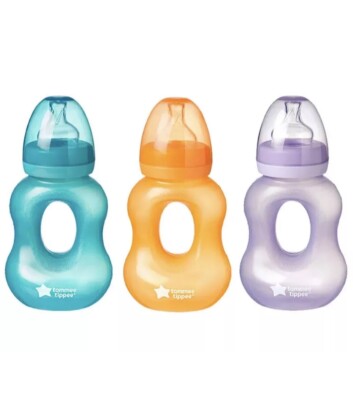 Set Of Bottles Tommee Tippee Baby Medium Flow Teats 3+m, 240ml