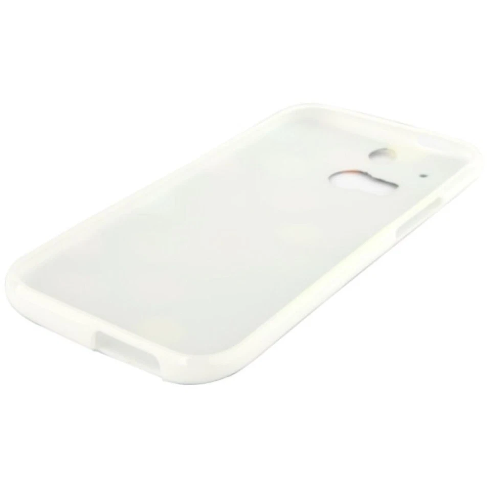 Cellulare Custodia Protettiva Cover di Copertura TPU Conchiglia per HTC One M8 - Immagine 3 di 4