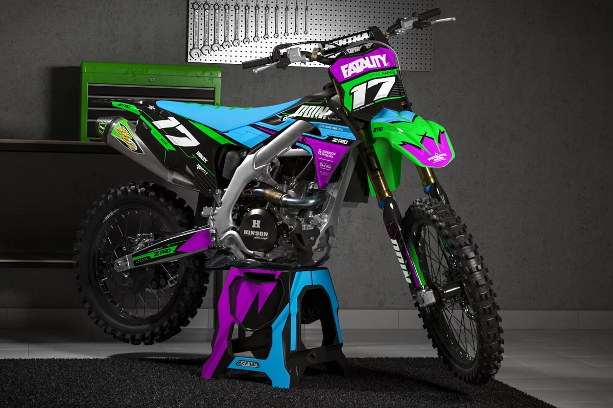 Graphics Kit for KAWASAKI KX450F 2019 2023 KX250F 2021 2023