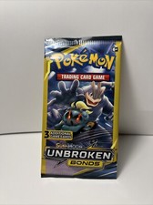 unbroken bonds booster box tcgplayer 3-Pack Hanger Common Lands six packs from the tenth expansion in the Sun Pokemon Sun Moon Unbroken Bonds
