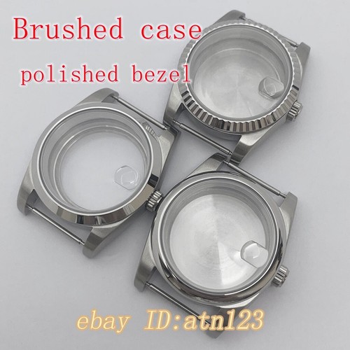 36mm/40mm Brushed watch case fit NH35 NH36 Miyota 8215 ETA 2824/2836 DG2813 3804 - 第 2/21 張圖片