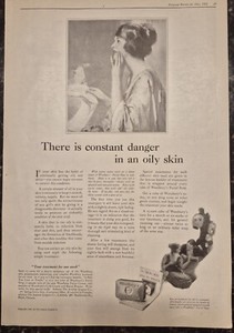 Woodbury Skin Preparations 2 print ads Pictorial Review 1921-1922