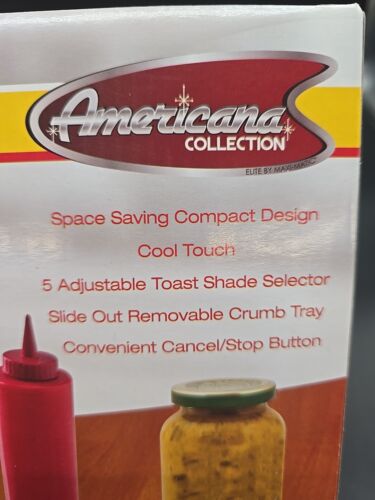POP Up Hot Dog Toaster & Bun Warmer Americana Chicago Style Collection Red NIB - Picture 2 of 11