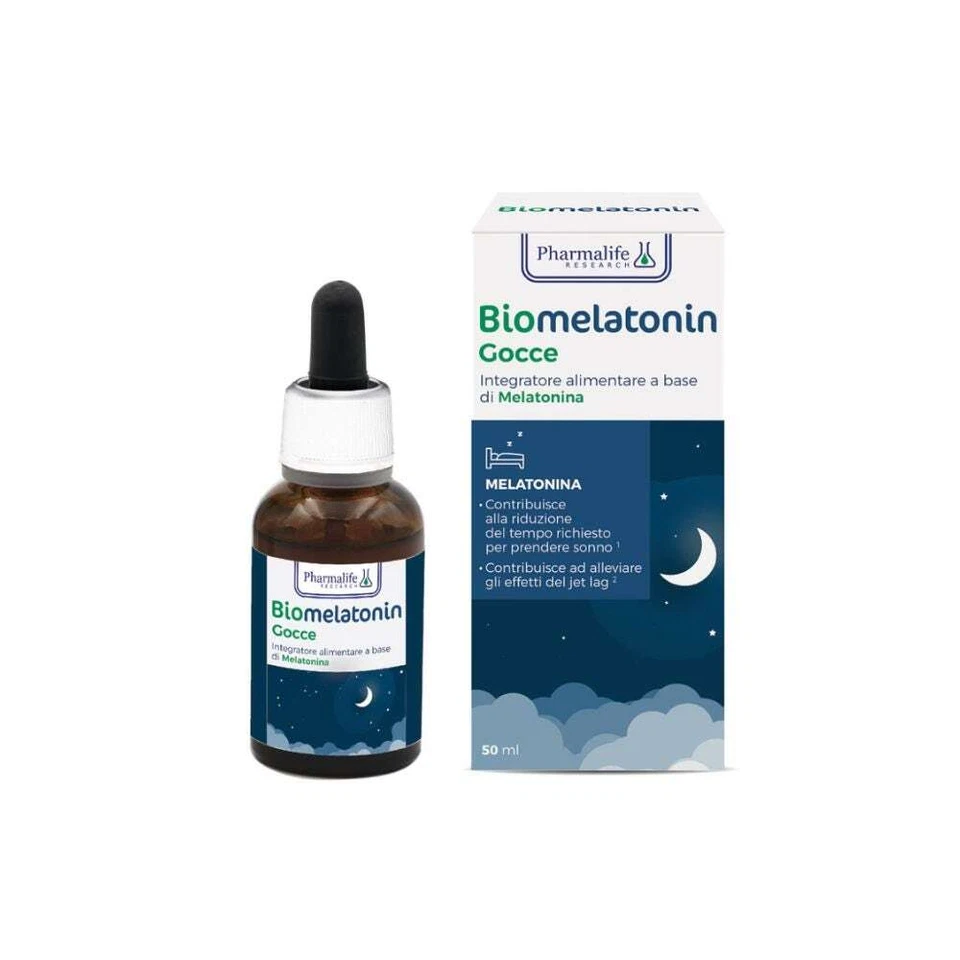 Pharmalife Research Biomelatonin - Gocce Integratore di Melatonina, 50ml