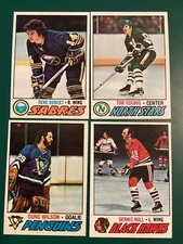 1977 Topps Hockey U Pick All Pictured Combine Ship Discount 154-225