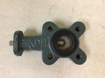 NEW, EBRO ARMATUREN BUTTERFLY VALVE 230564, FLANGE: PN 10-16, DISC: 1.4408