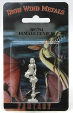 Ral Partha DF-794 Female Genie II (NPC Encounters) Djinn Jinn Air Spirit IWM NIB