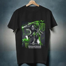 Retro M0NSTER ENERGY SUP3RCROSS Graphic Unisex T-Shirt S-5XL